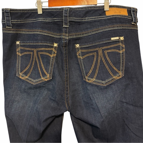 Seven 7 Classic Melissa McCarthy Dark Wash Bootcut Jeans - Size 20W - Picture 5 of 8